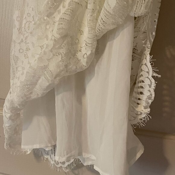 YOINS White Sleeveless V-Neck Sundress - Picture 6 of 9